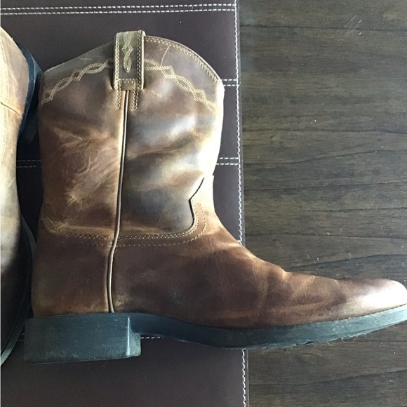 Mens Ariat Mid Calf cowboy boots - Picture 2 of 5